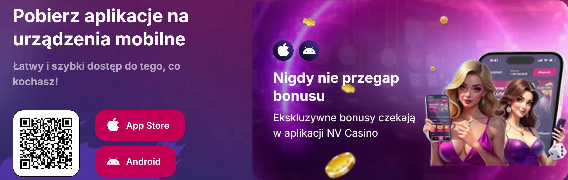 Kod bonusowy NV CASINO
